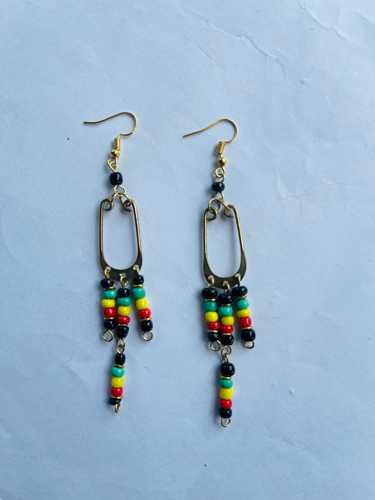 Beaded Chandelier Earrings