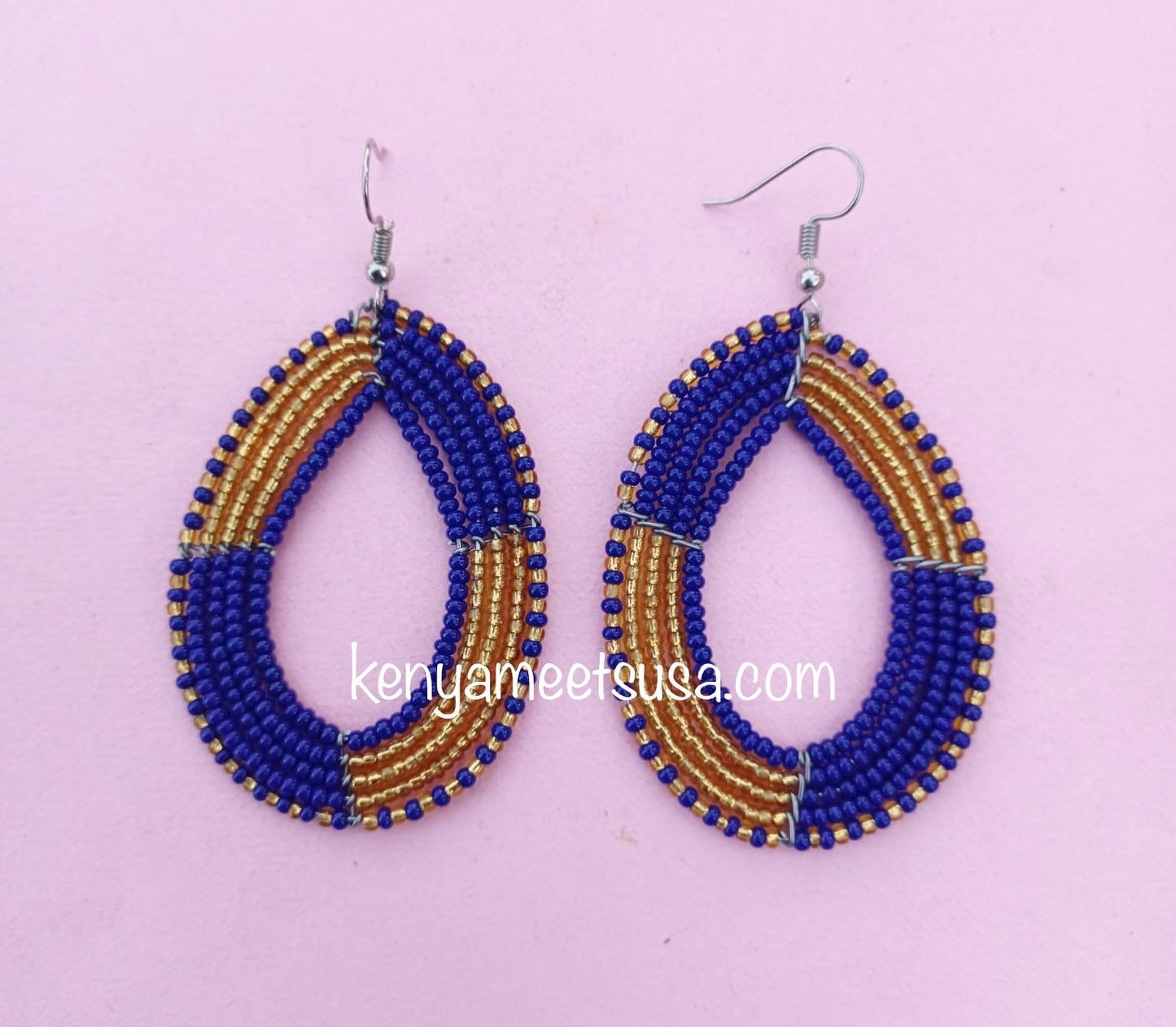 Beaded Teardrop Earrings