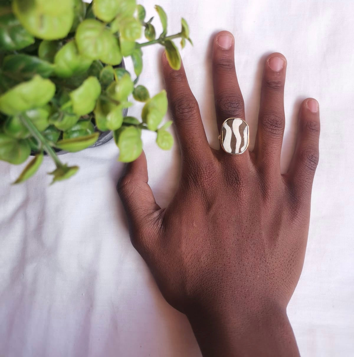 Adjustable Brass Rings (Small size)