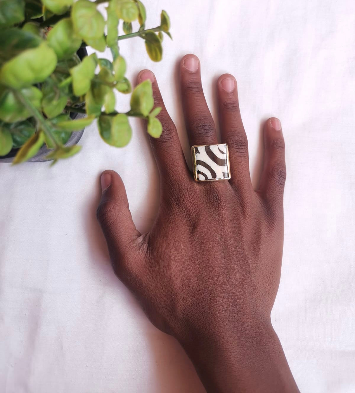 Adjustable Brass Rings (Small size)