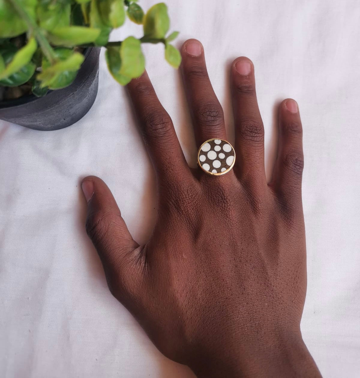 Adjustable Brass Rings (Small size)