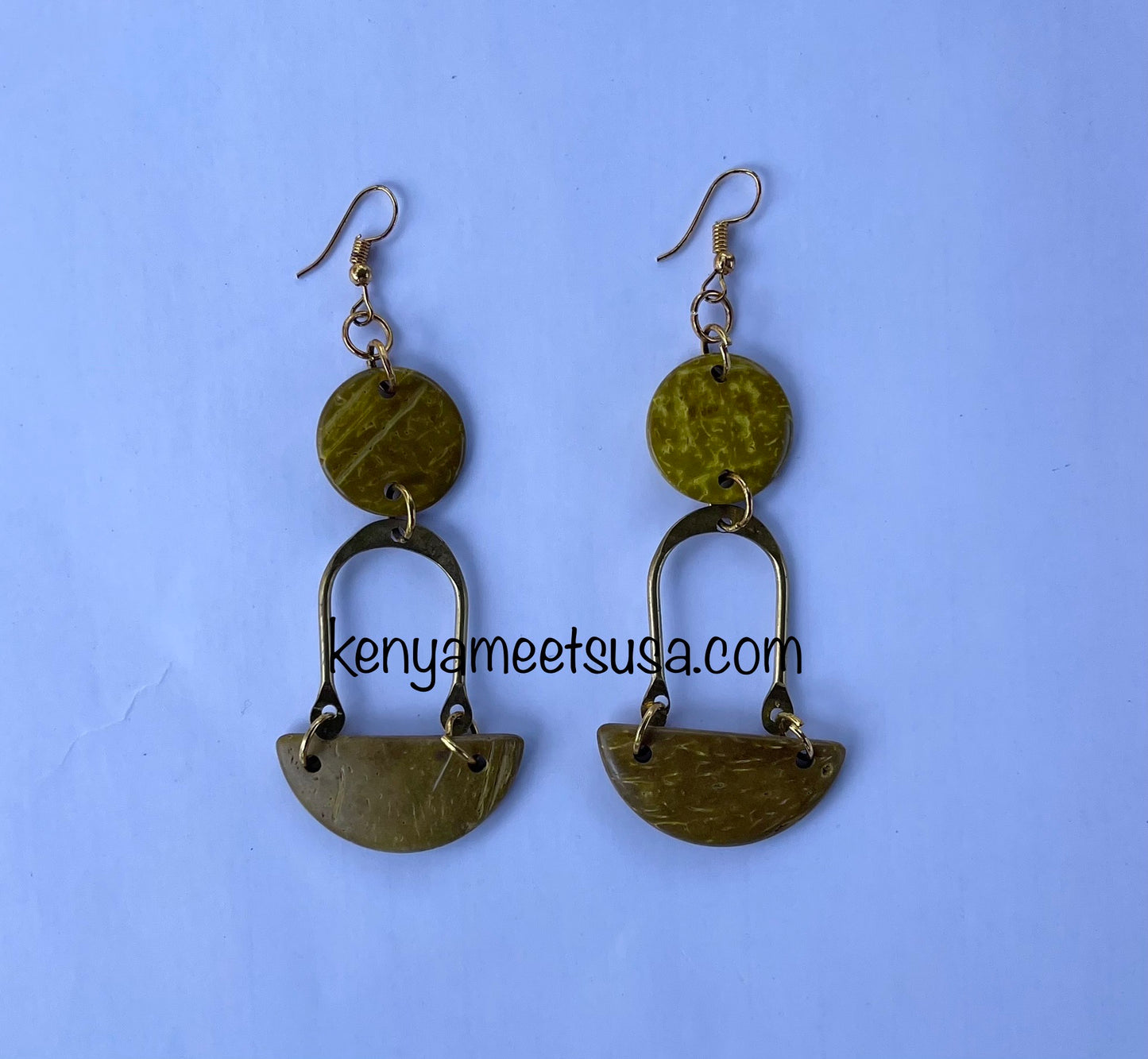 Coconut Shell Earrings