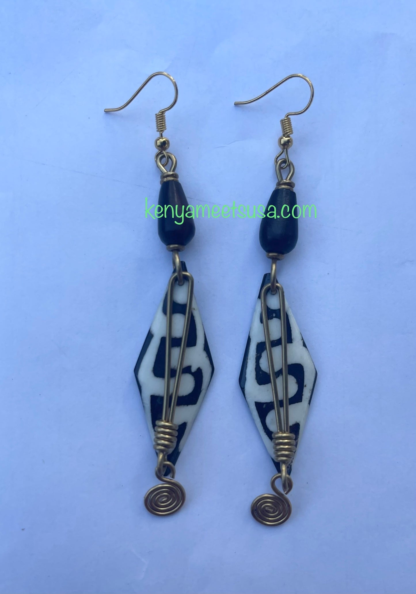 Dangling Bone Earrings