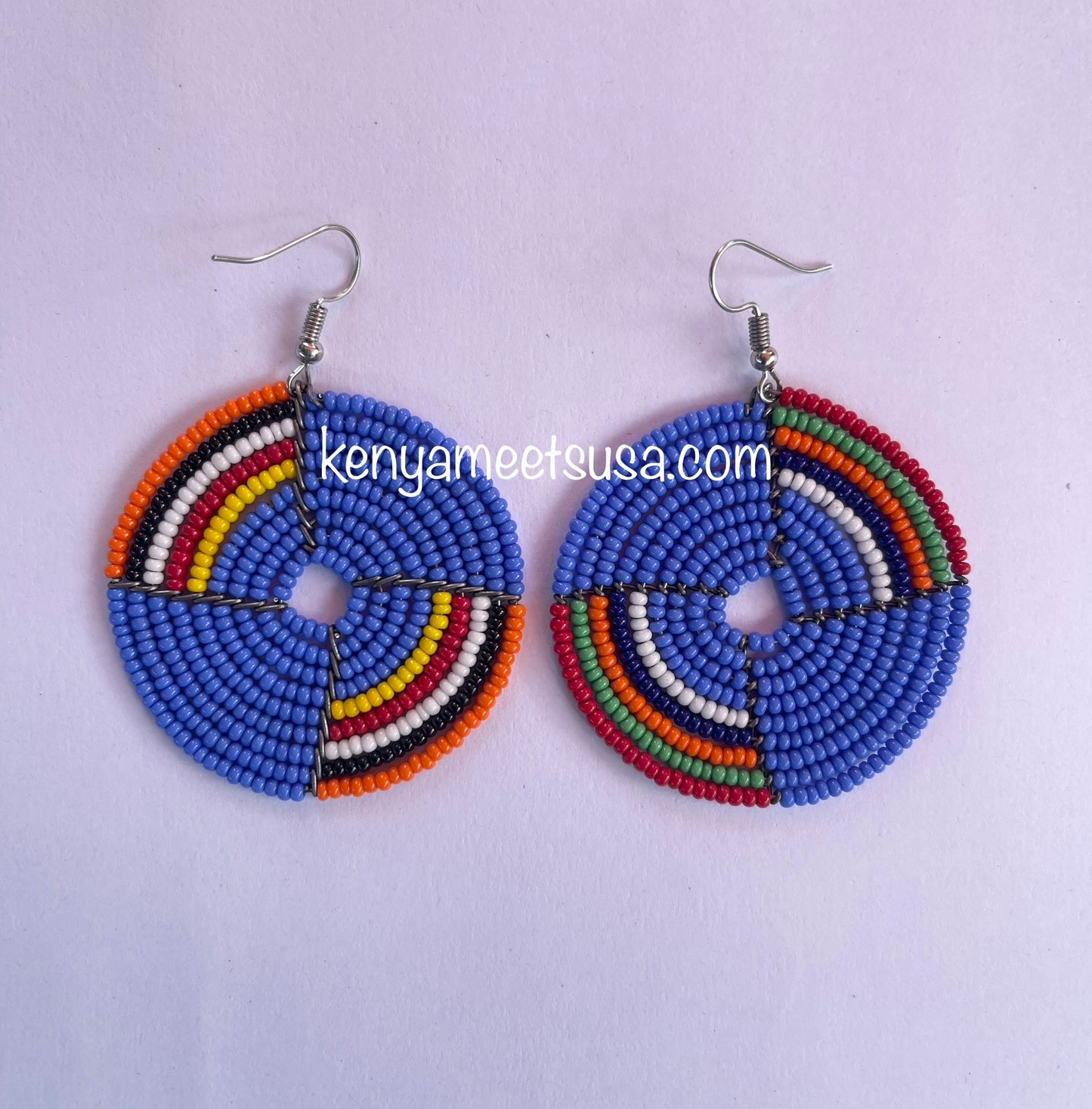 Round Beaded Earrings