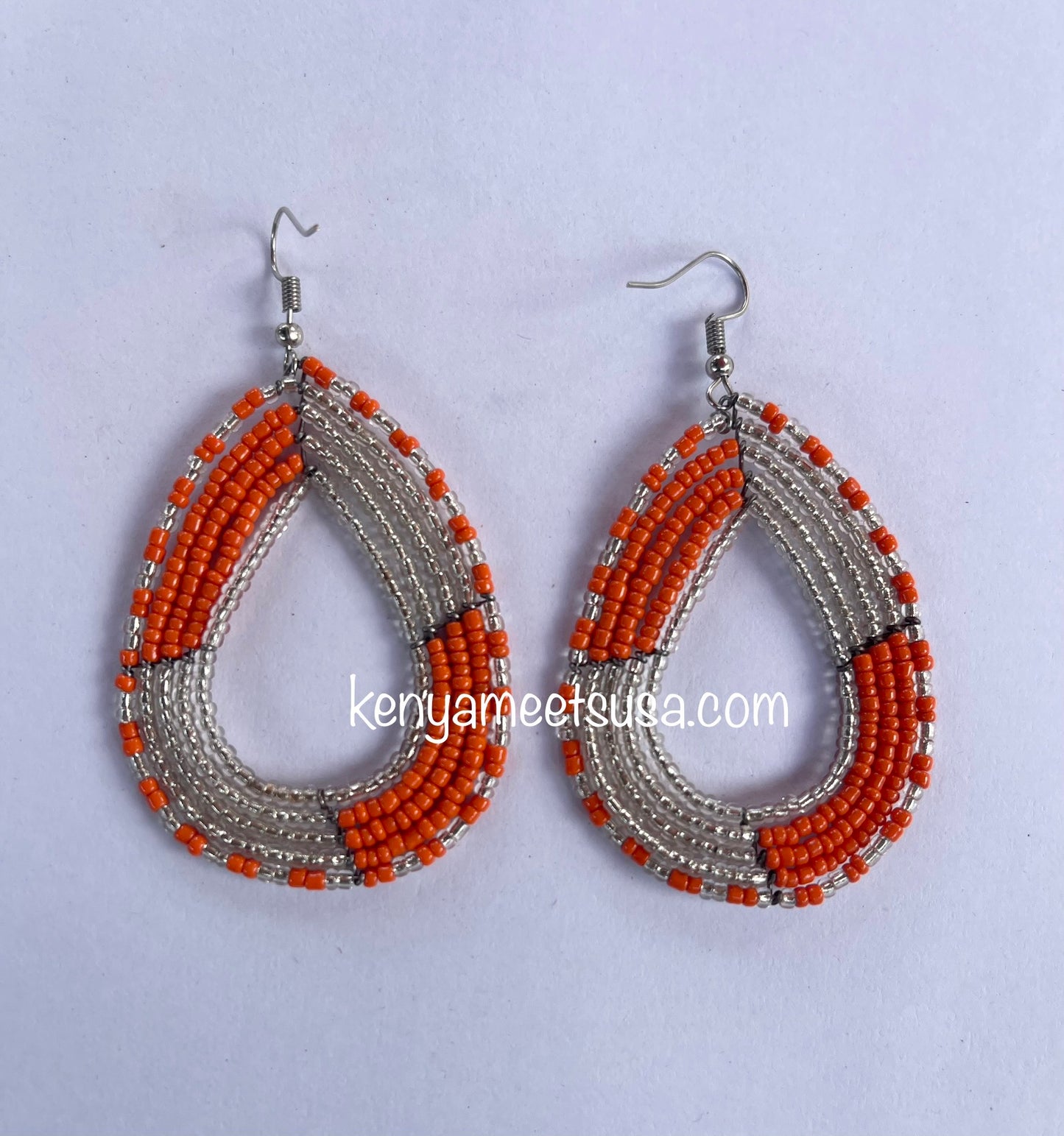 Beaded Teardrop Earrings