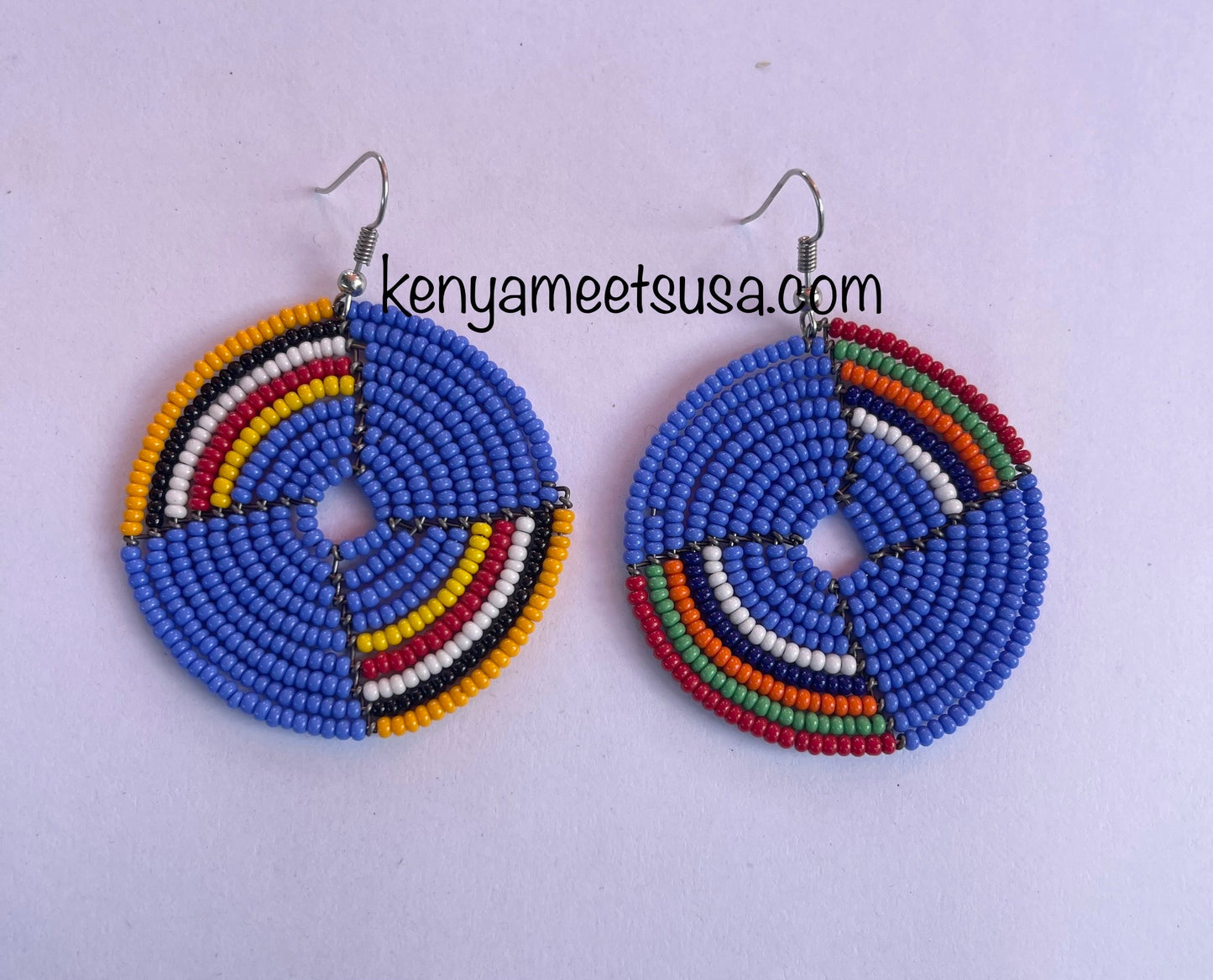 Round Beaded Earrings