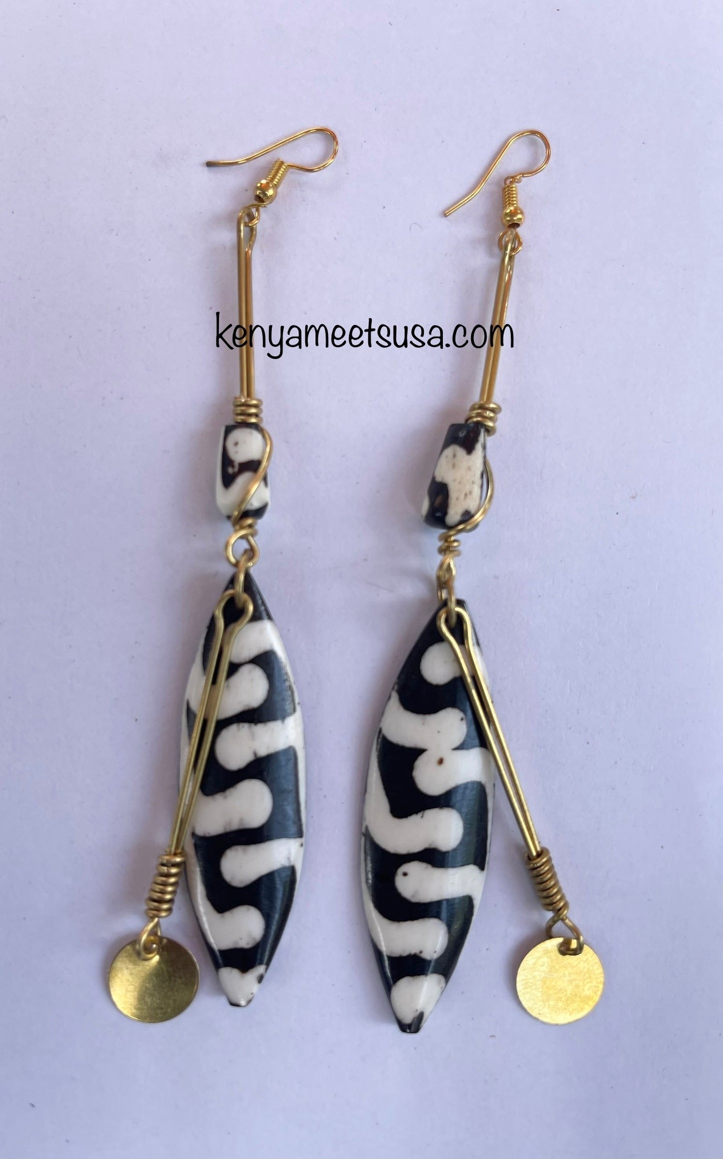 Dangling Bone Earrings