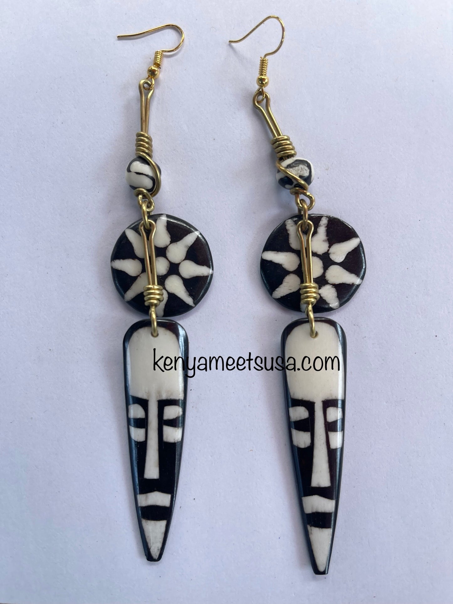 Dangling Bone Earrings