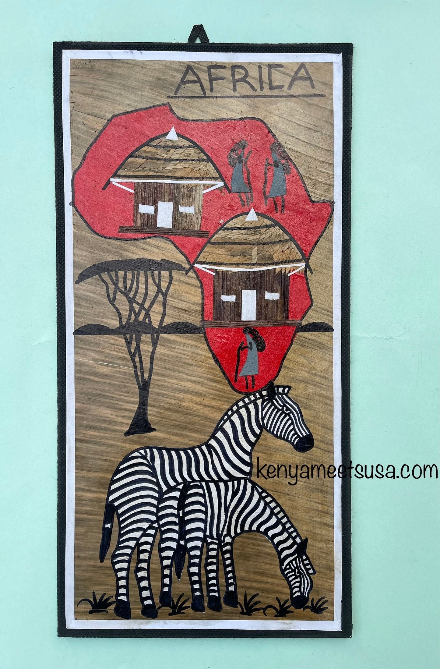 Collage on Wood Paintings (Large)