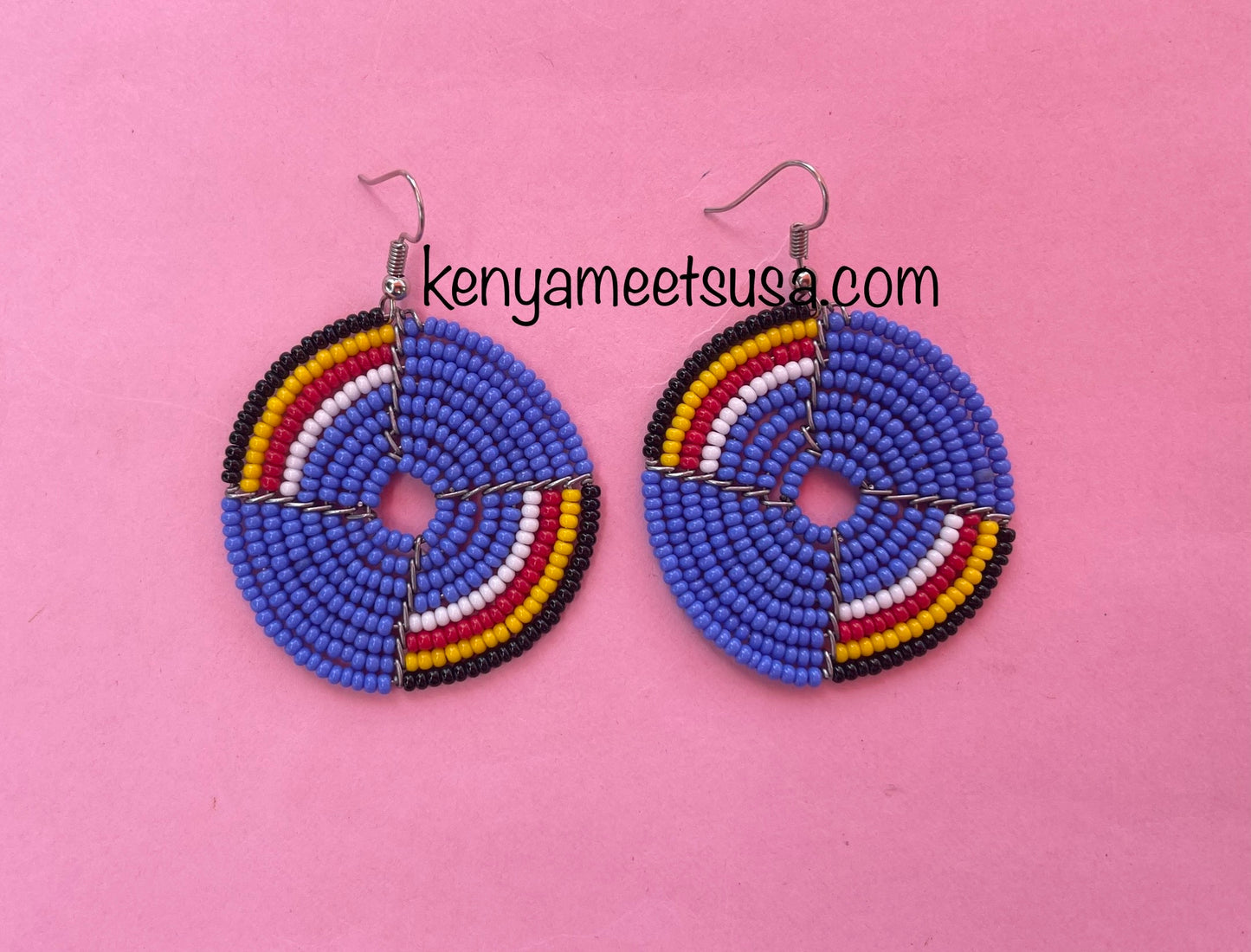 Round Beaded Earrings