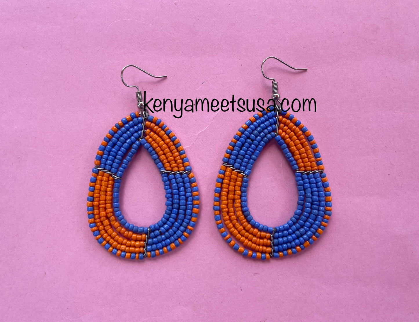 Beaded Teardrop Earrings