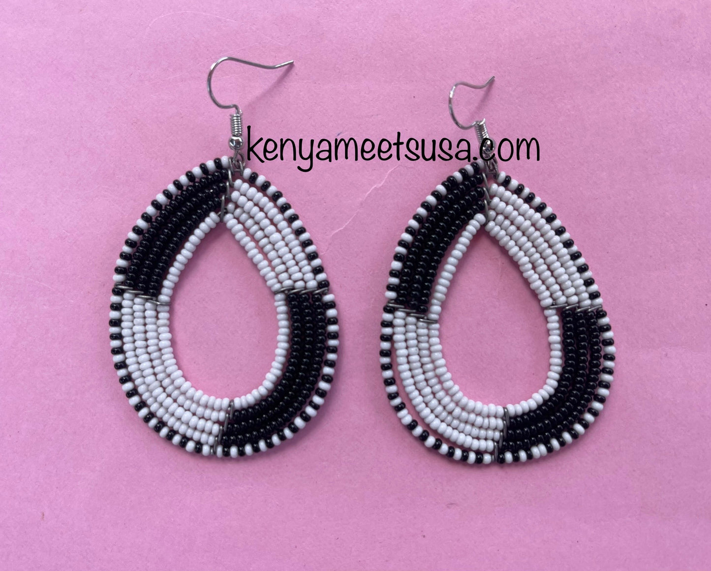 Beaded Teardrop Earrings