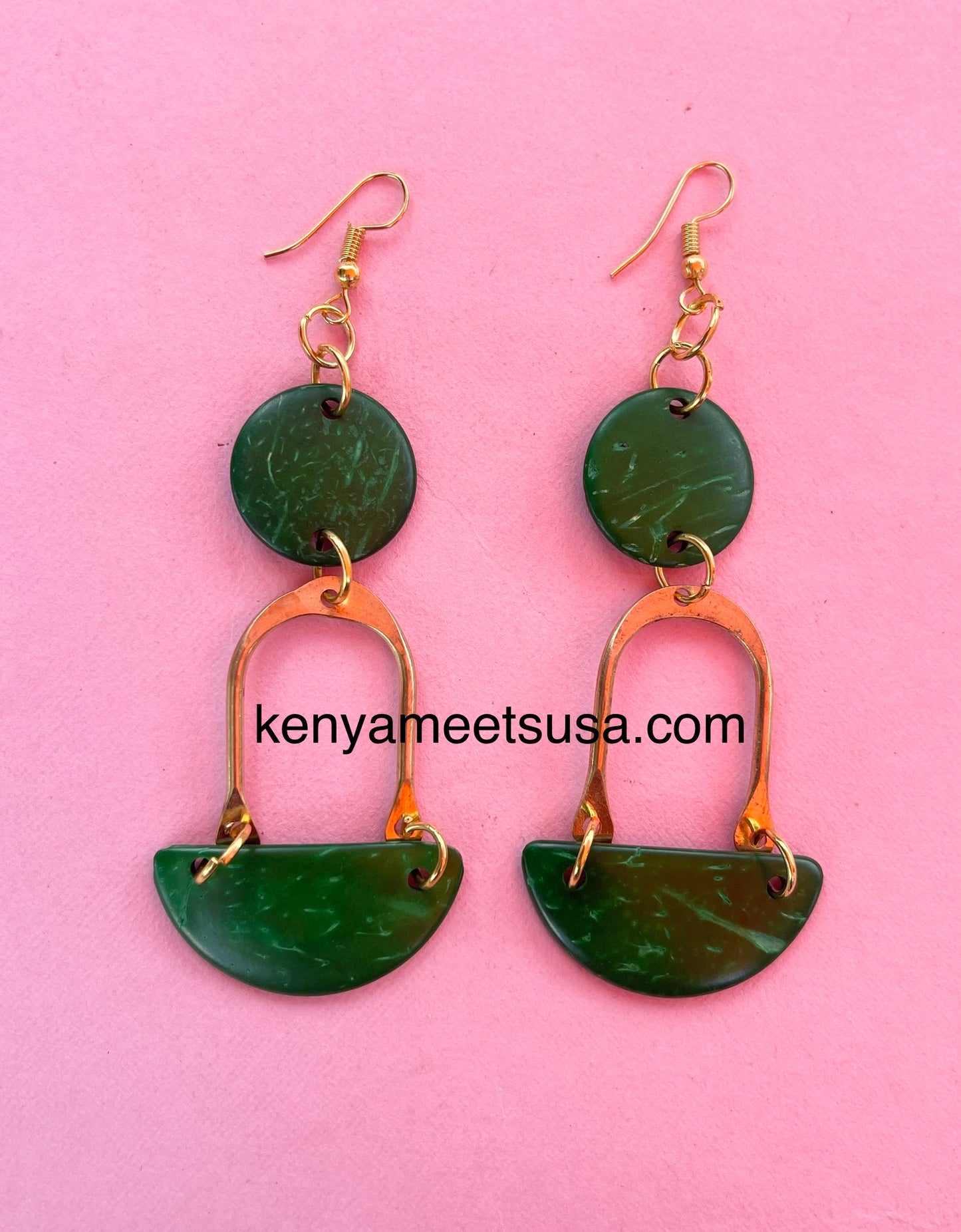 Coconut Shell Earrings