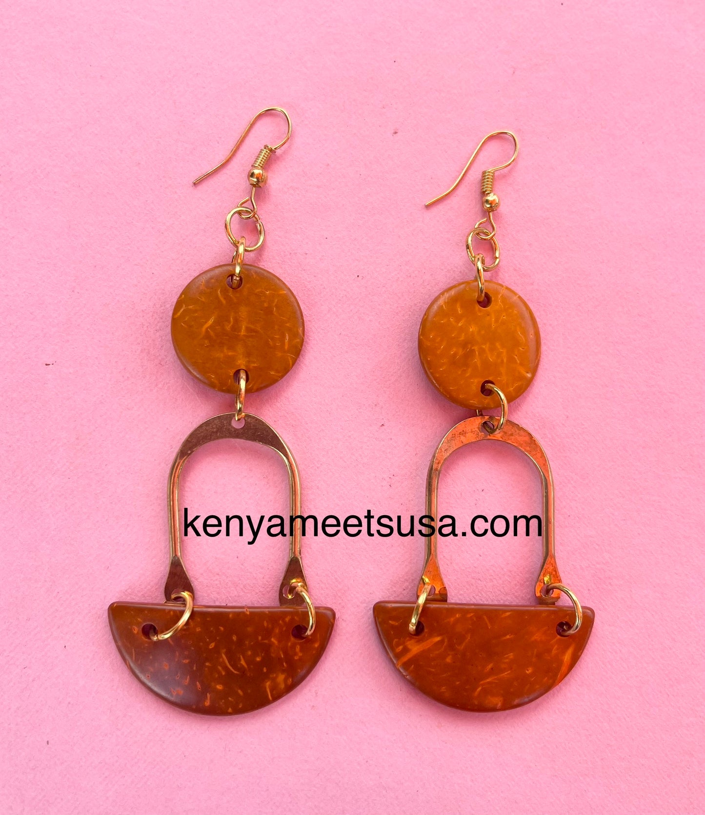 Coconut Shell Earrings