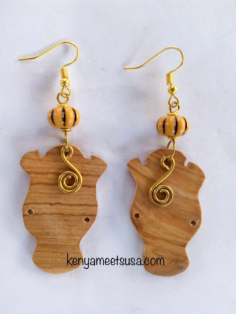 Natural Wooden Earrings