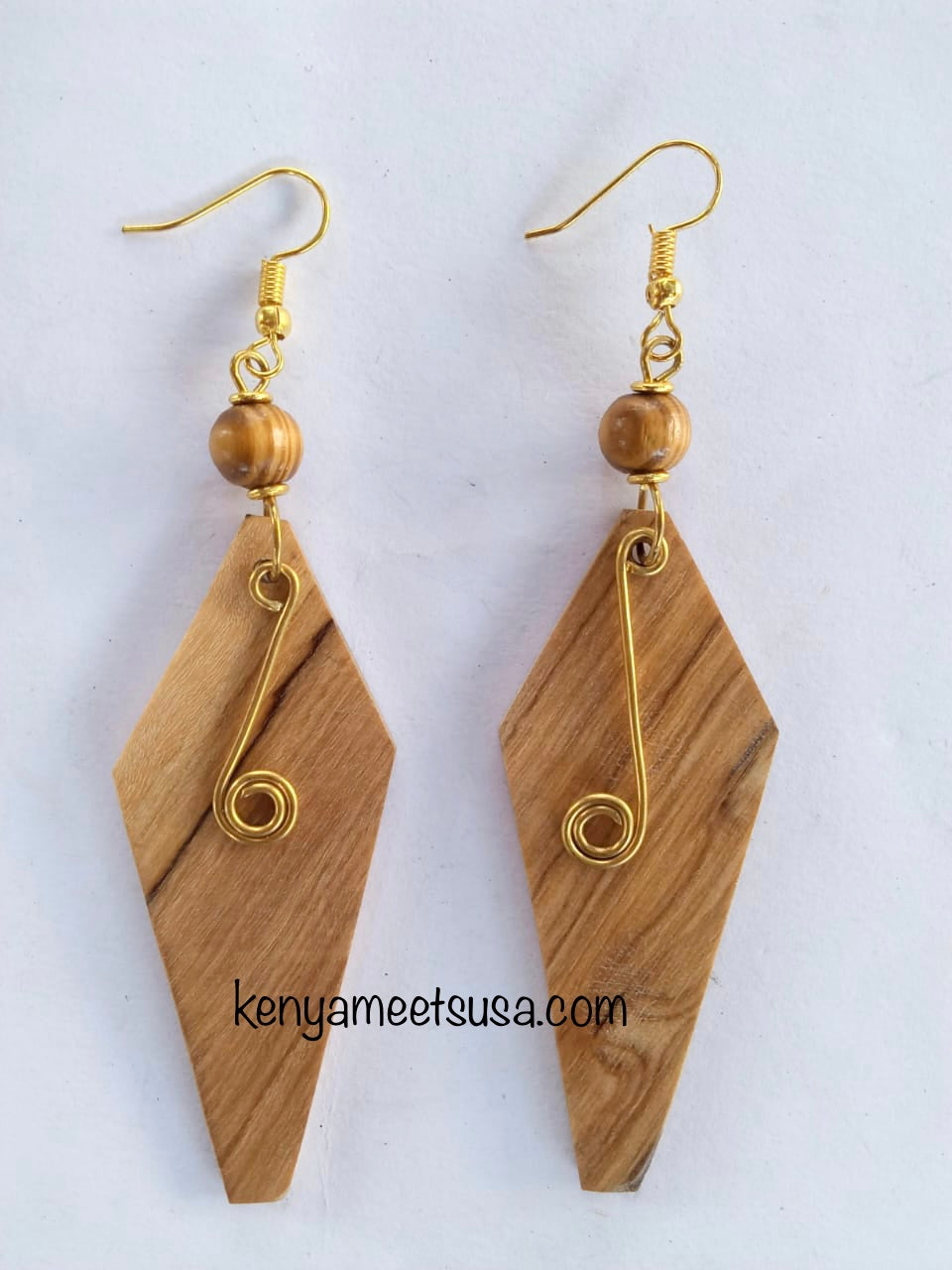 Natural Wooden Earrings