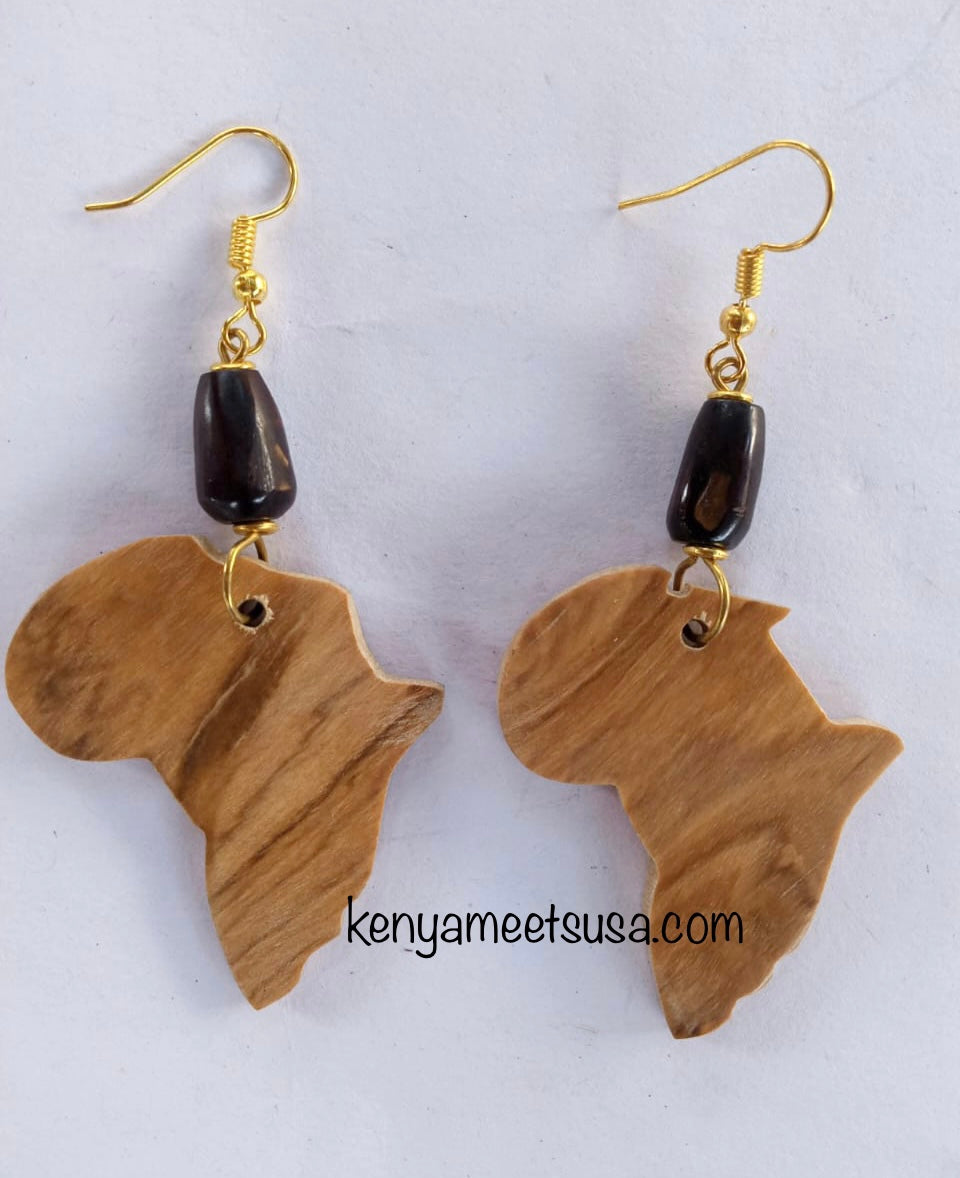 Natural Wooden Earrings