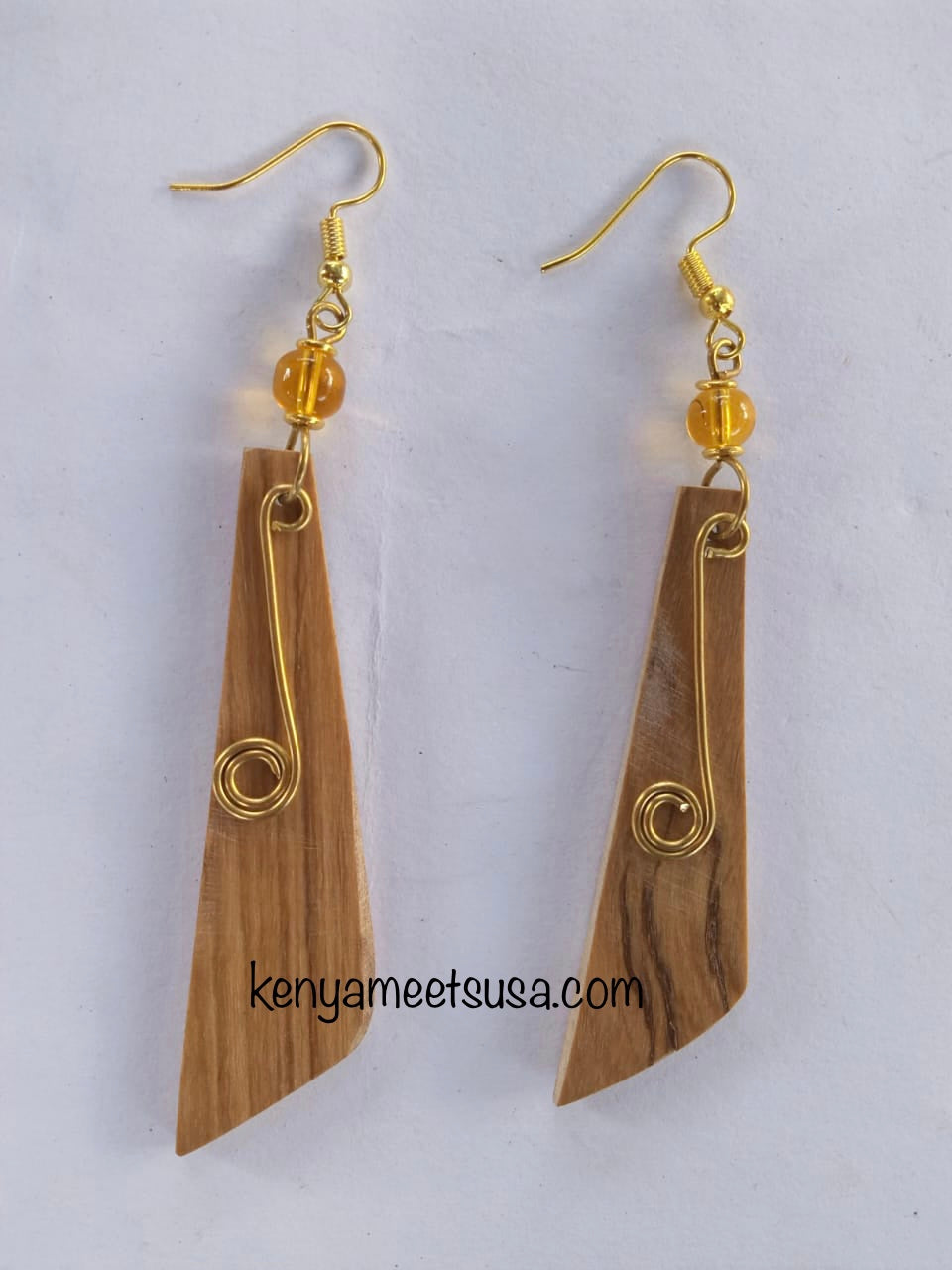 Natural Wooden Earrings