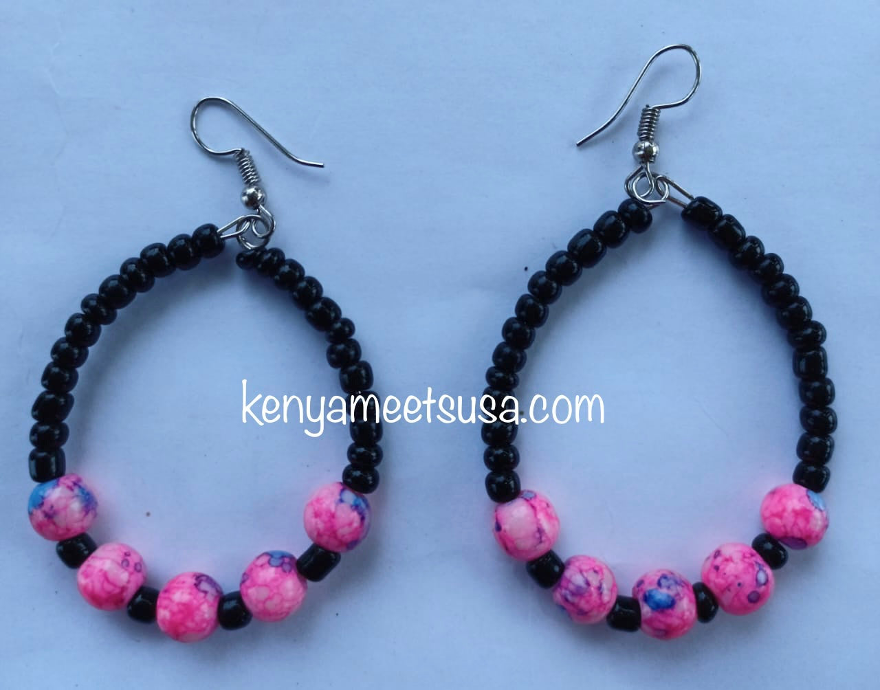 Vibrant Centerpiece Hoop Earrings